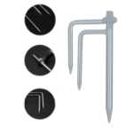 낚시 우산 접지 나사낚시 우산 접지 액세서리낚시 우산 플러그포크낚시 우산 플러그포크낚시 액세서리의 그림