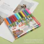 공장 직접 공급 섬유 마커 패브릭 펜 DIY 세탁 불가능한 티셔츠 낙서 패브릭 펜의 그림