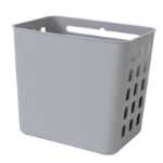 벽걸이 형 중공 보관 바구니 세탁 용품 분류 보관 바구니 가정용 욕실 잡화 보관 걸이 세탁 바구니의 그림