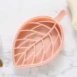 욕실 크리에이티브 비누 상자 욕실 비누 배수구없는 비누 홀더 가정 용품 세탁 잎 비누 홀더의 그림