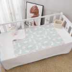 아기 기저귀 패드 방수 빨 수있는 컬러 코튼 아기 기저귀 패드 출산 관리 패드 여름 생리 이모 패드의 그림