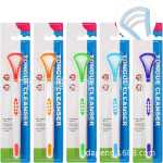 혀 스크레이퍼 구강 혀 클리닝 구강 관리 제품 교정 제품 구강 클리닝 제품의 그림