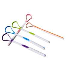 혀 스크레이퍼 구강 혀 클리닝 구강 관리 제품 교정 제품 구강 클리닝 제품 교정 제품 교정의 그림