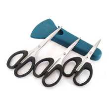 사무실 삽화 가위 스테인레스 스틸 학생 어린이 가위 DIY 수제 종이 절단 작은 가위 가위 도매의 그림