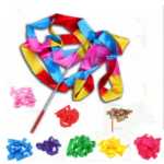 4m 예술 체조 리본전문 댄스 공연 소품예술 보디빌딩 리본어린이 장난감 펄럭이는 리본도매의 그림