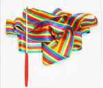 4m 예술 체조 리본전문 댄스 공연 소품예술 보디빌딩 리본어린이 장난감 펄럭이는 리본도매의 그림