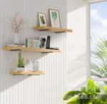 미국 DIY 간단한 금속 플로팅 벽 선반 파티션 브래킷 보관 선반의 그림