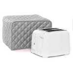 공장 도매 주방 용품 보호 커버 접이식 가전 제품 먼지 커버 샌드위치 코튼 홈 토스터 커버의 그림