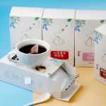 건강 백 차 인삼 다섯 가지 보물 차 삼각 티백 허브 차 남성 신장 차 팥 보리 찻잎 티백의 그림