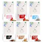 건강 백 차 인삼 다섯 가지 보물 차 삼각 티백 허브 차 남성 신장 차 팥 보리 찻잎 티백의 그림