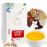 건강 백 차 인삼 다섯 가지 보물 차 삼각 티백 허브 차 남성 신장 차 팥 보리 찻잎 티백의 그림