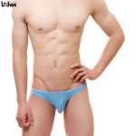 청소년 스포츠 달리기 섹시한 U 볼록 가방 통기성 섹시한 남성 바지 남성 바지 13016 블루의 그림