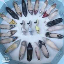 얕은 입 하이힐 2023 섹시한 유럽과 미국 바람은 높은 다리 고급 전문 여성 하이힐 섹시 하이힐을 보여줍니다.의 그림