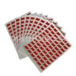 공장 붉은 깃발 스티커 공급 핫 스탬핑 자체 접착 스티커 문구 스티커 어린이 보상 국경일 크리스마스 스티커의 그림