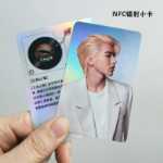 휴대 전화 NFC 음악 카드 QQ 음악 NFC 사운드 카드 휴대 전화 터치는 NFC 단일 노래 재생 카드를 재생할 수 있습니다.의 그림