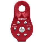 고정식 클라이밍 풀리등산용 싱글 풀리운송용 리프팅 풀리아웃도어 트래버스 풀리로프웨이 운송 장비의 그림