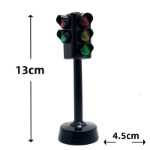 언어 방송 음성 신호등 모형 가로등 교통 모래 테이블 장면 시뮬레이션 교육 장난감의 그림