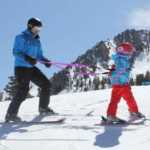 아동용 스키 백팩 스키 트레이닝의 그림