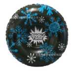 풍선 스키 링 47 인치 썰매 - 헤비 듀티 두꺼운 레크리에이션 겨울 풍선 스노우 튜브 스키 링의 그림