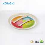 접시 균형 잡힌 식사 접시 빨대 재료 환경 건강한 건강한 식습관 가이드의 그림