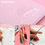 건강 플래너 메모장 저널 피트니스 자기 훈련 펀치 카드 북 매일 건강한 식습관 기록 플래너 노트북의 그림