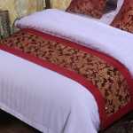 5 성급 호텔 침구 장식 침대 타월 침대 깃발 침대 매트 침대 커버 테이블 깃발의 그림