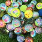 트위스터 장난감 튀어 오르는 공 32mm 트위스터 공 달러 동전 트위스터 튀어 오르는 공 점프 공의 그림