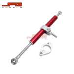 오토바이 튜닝 액세서리 방향 댐퍼 개조 티타늄 자 개조 스티어링 레버 긴 핸들바 스티어링의 그림