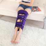 남성용 및 여성용 다리 스트랩성인용 신체 고정 거들물리 보조기의 그림