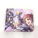 수사대 신제품 거인의 습격 지갑 수사대 남성용 및 여성용 쇼트 동전지갑 PU 가죽 머니 클립의 그림