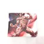 수사대 신제품 거인의 습격 지갑 수사대 남성용 및 여성용 쇼트 동전지갑 PU 가죽 머니 클립의 그림