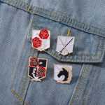 애니메이션 및 만화 주변기기 자이언트 핀 수사대 브로치 핀 배지의 그림