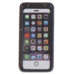 1:12 인형 집 장식 DIY 오두막 장식 휴대 전화 모델 전화 장식 금속 BJD 전화 휴대 전화 액세서리의 그림