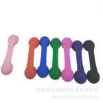 크리에이티브 실리콘 휴대 전화 홀더 다기능 이중 헤드 폰 흡입 컵 휴대 전화 홀더 휴대 전화 핸드셋은 사용자 정의 로고가 될 수 있습니다.의 그림