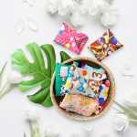 굿붐 출산 대나무 숯 빨아들이는 생리대 재사용 가능한 팬티 라이너의 그림