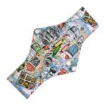 굿붐 출산 대나무 숯 빨아들이는 생리대 재사용 가능한 팬티 라이너의 그림