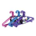 제조업체는 건조 교수형 옷걸이 바닥 가판대 미끄럼 방지 옷걸이 성인용 코트 소품 바닥 가판대 비 마킹 코트 랙 딥 플라스틱 코트 랙을 공급합니다.의 그림