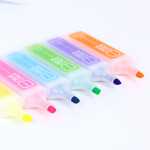 취미 크리에이티브 캔디 컬러 형광펜 마커 낙서 학습 사무용품의 그림