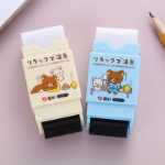 취미 문구 창의적인 3-in-1 지우개 연필깎이 귀여운 어린이 학용품 만화 학생 상품의 그림