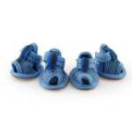 개 신발 애완 동물 신발 캐주얼 신발 메쉬 통기성 편안한 부드러운 밑창 신발 통기성 강아지 신발 메쉬 샌들의 그림