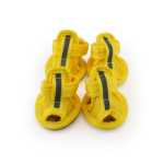 개 신발 애완 동물 신발 캐주얼 신발 메쉬 통기성 편안한 부드러운 밑창 신발 통기성 강아지 신발 메쉬 샌들의 그림