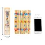 어린이 나무 게임 게임 스틱 장난감 성인 지적 장난감 멀티 플레이어 80 게임 후 산란 스틱 픽 YX369의 그림