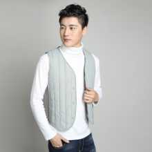 남성 다운 조끼의 그림