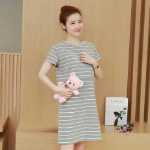 임산부 모유 수유 드레스의 그림