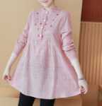 임산부 한복 드레스의 그림