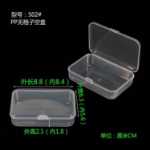 투명 플라스틱 보관 상자의 그림