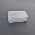 투명 플라스틱 보관 상자의 그림