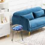 대형 원형 테이블  의자 실리콘 금형 크로스 테두리의 그림