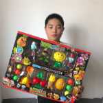 식물 배틀 장난감의 그림