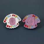 정신 건강 문제 브로치의 그림